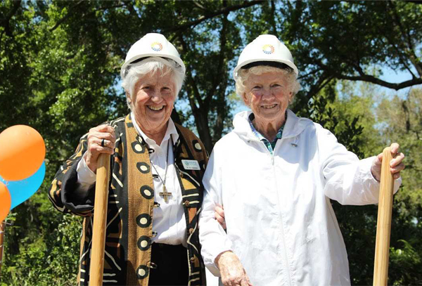 Sister Ann Kendrick and Sister Teresa McElwee.