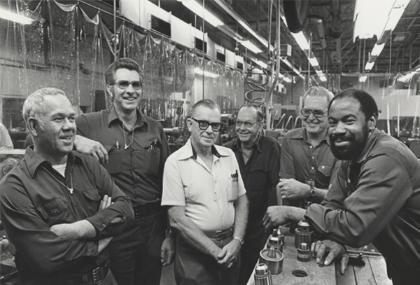 Workers at Reaford plant.