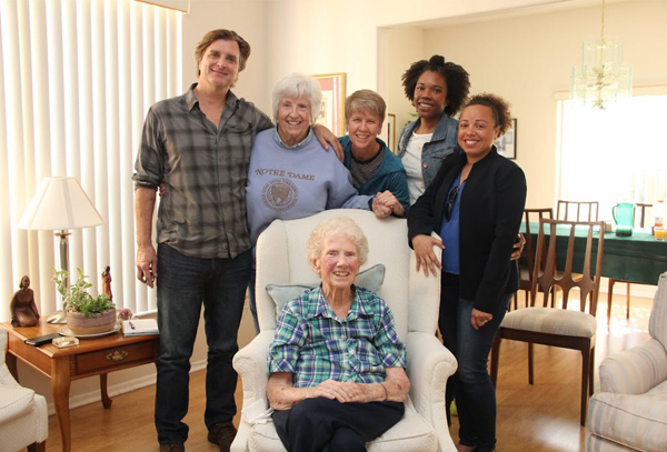 Meeting Sisters Ann and Teresa.