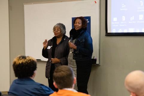 dorothy and linisha williams at 2019 annual meeting