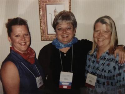 Credit union employees Photo of credit union employees at professional event.