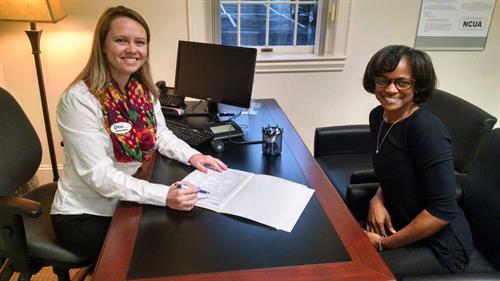 Photo of Kathryn Beach and Kenya Jackson
