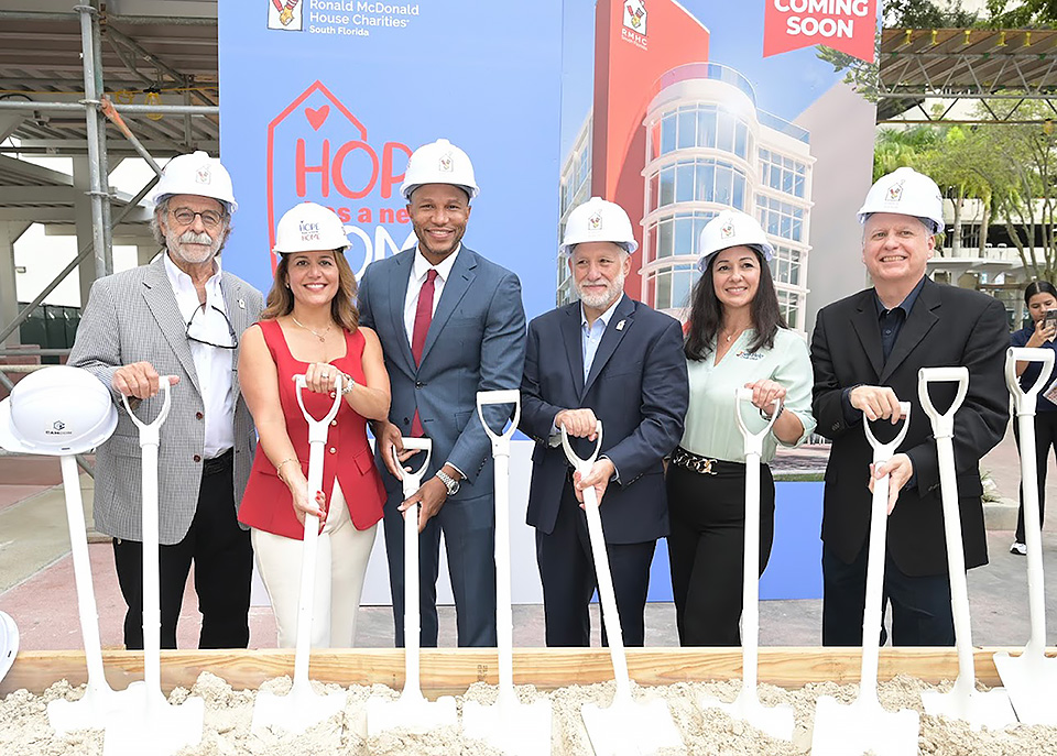 Ronald McDonald House Miami groundbreaking