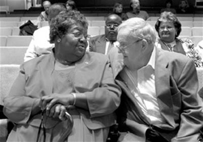 Ann Awater - later in life with CP Ellis