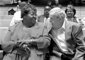 Ann Awater - later in life with CP Ellis Ann Awater - later in life with CP Ellis