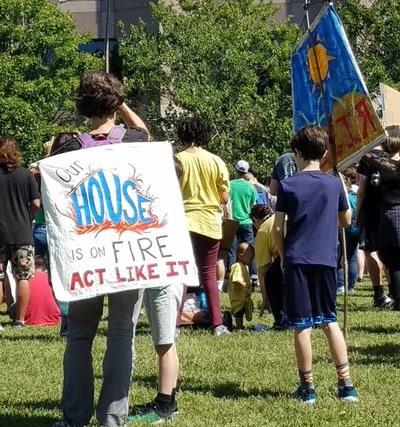 Climate - house on fire