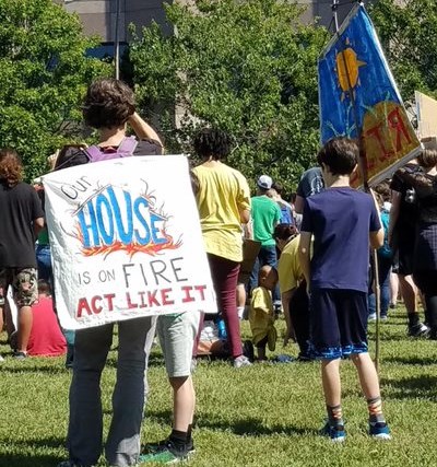 Climate - house on fire