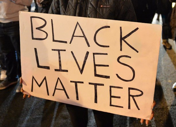 cropped black lives matter sign