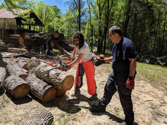Earth Day 3 Self-Help staffers volunteer on Earth Day.