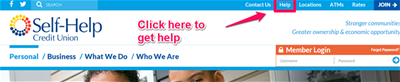 how-to-get-help How to Get Help on the Website - click the Help link at the top right