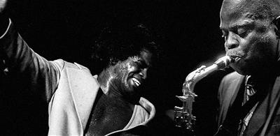 Maceo with James Brown - b-w