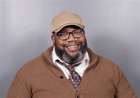 Portrait of a smiling man.