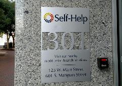 Self-Help Signage Sign at Front Entry