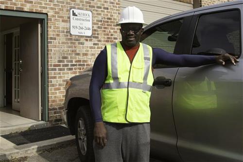 Nana Manso, owner of Skyrock Construction in Raleigh, NC