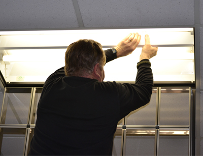 Howard changing lights