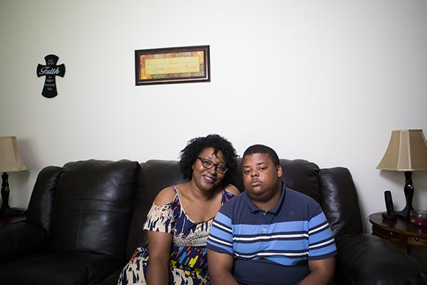 Eva Hines in Her New Home Eva Hines in Her New Home